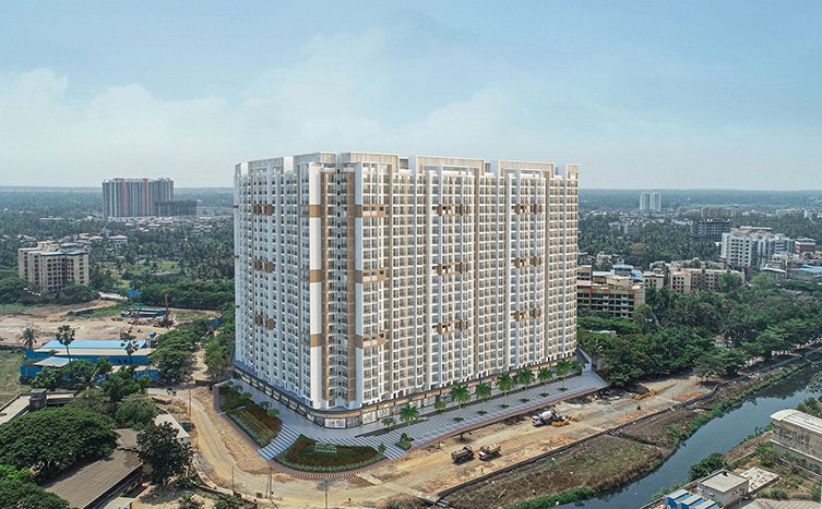 Mayfair Virar Gardens residential tower exterior in Virar West